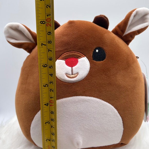 Squishmallows Rudolph the Red Nosed Reindeer Plush Toy 8 Inch Brand New Holiday - Picture 5 of 12